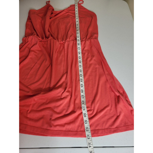Old Navy Pink Waist Defined Slub Knit Sleeveless Cami Mini Dress Women's Size XL - Picture 6 of 7